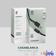 سیم شارژ USB-A به تایپ سی کازابلانکا گرین Green Casablanca USB-A to Type-c Cable